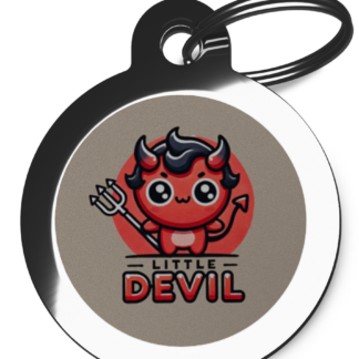 Little Devil CO43 Comic Dog ID Tag