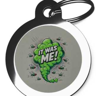 It Was Me CO90 Comic Dog ID Tag