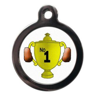 Number 1 CO34 Comic Dog ID Tag