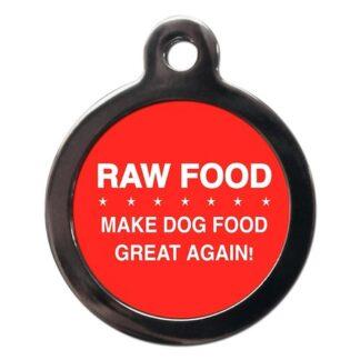 Raw Food CO99 Comic Dog ID Tag