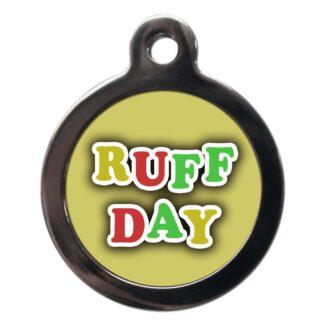 Ruff Day CO82 Comic Dog ID Tag