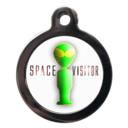 Space Visitor CO21 Comic Dog ID Tag