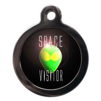 Space Visitor CO22 Comic Dog ID Tag