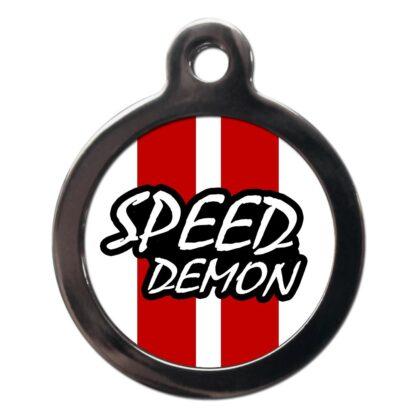 Speed Demon CO77 Comic Dog ID Tag