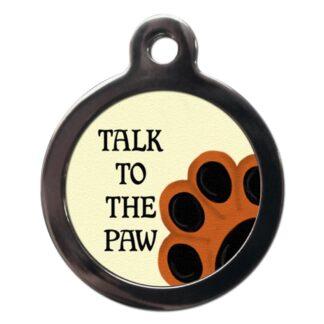 Talk to the Paw CO10 Comic Dog ID Tag