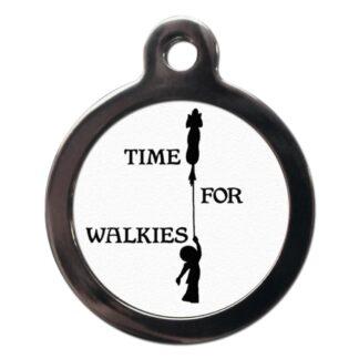 Time for Walkies CO14 Comic Dog ID Tag