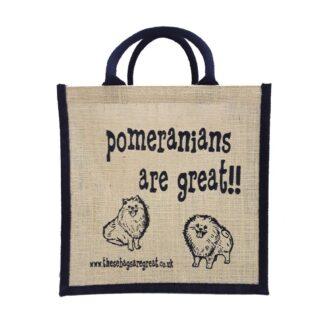 Pomeranians are Great Jute Bag