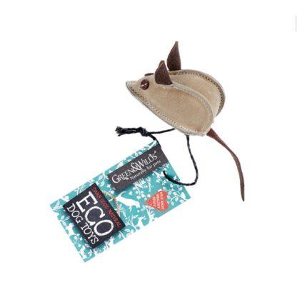 703625145490 Mike the Mouse Jute Eco Dog Toy