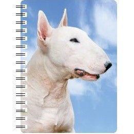 5030717118250 3D Notebook English Bull Terrier White