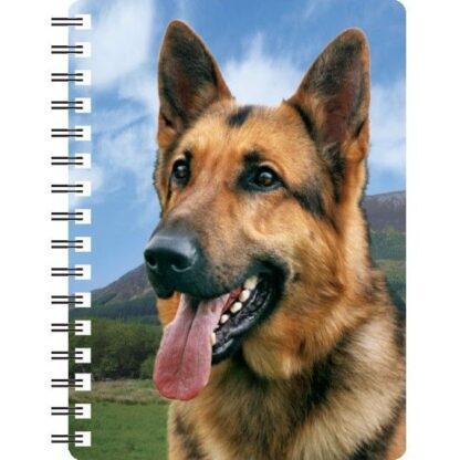 5030717115655 3D Notebook German Shepherd 1
