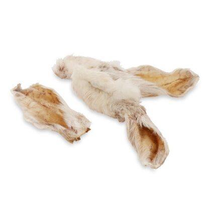 0634158675911 JR Pet Products Rabbit Ears with Hair 100g