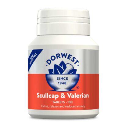 Dorwest Scullcap and Valerian 100 Tablets.