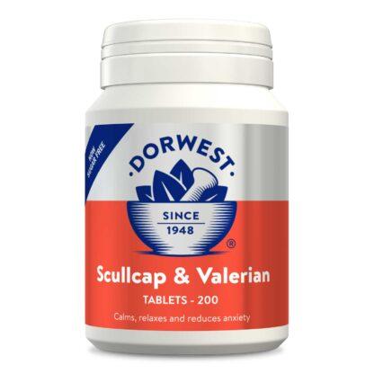 Dorwest Scullcap and Valerian 200 Tablets.
