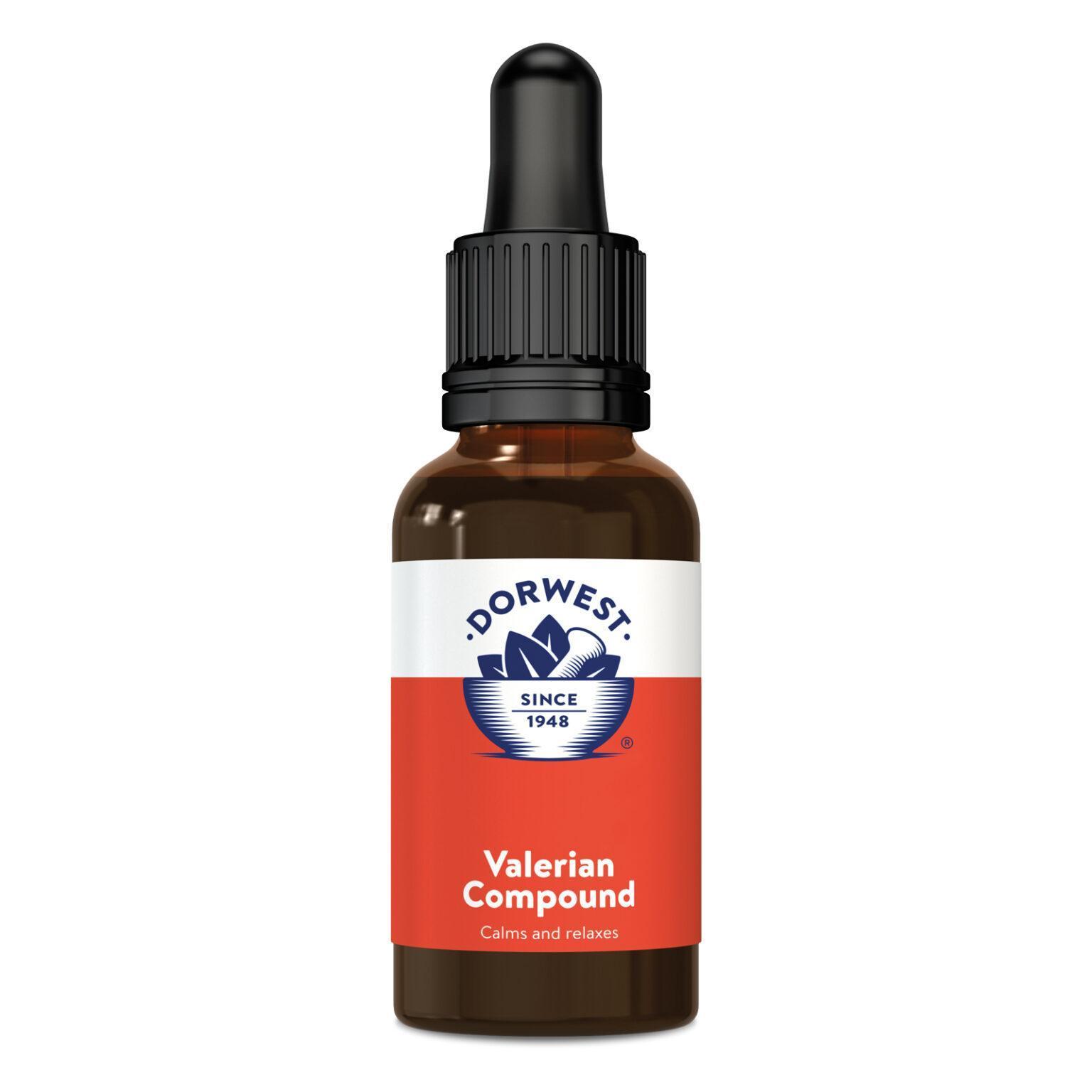 Dorwest Valerian Compound for Dogs and Cats 2 sizes
