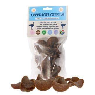 0715706353311 JR Pet Products 100% Pure Healthy Ostrich Curls 80g