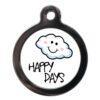 Cloudy Happy Days CA75 Cartoon Dog ID Tag