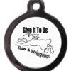 Give it to us raw and wriggling! FT11 TV and Movie Themes Dog ID Tag