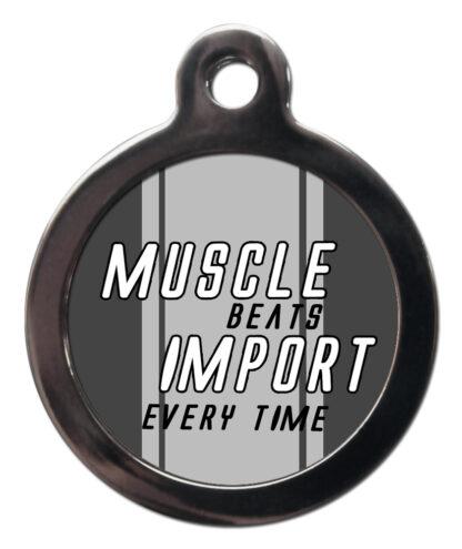 Muscle beats import every time FT15 TV and Movie Themes Dog ID Tag