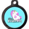 It's so Fluffy FT33 TV and Movie Themes Dog ID Tag