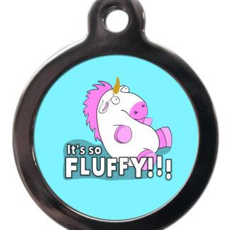 It's so Fluffy FT33 TV and Movie Themes Dog ID Tag