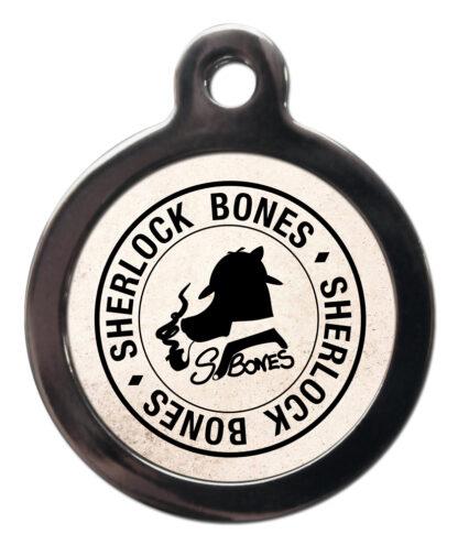 Sherlock Bones FT37 TV and Movie Themes Dog ID Tag