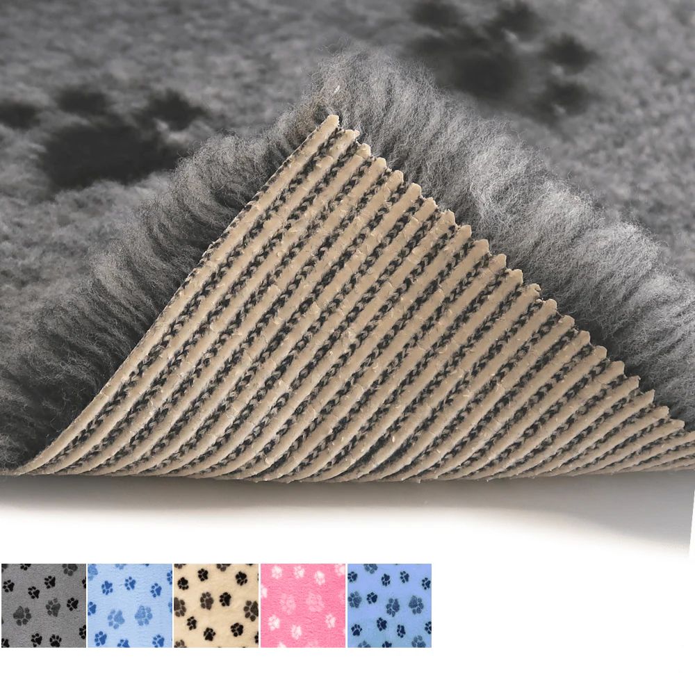 Please follow and like us: ProFleece Non-Slip Paw Print Vet Bedding: All colours