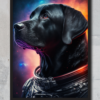 Please follow and like us: Black Labrador Pet Portrait - Cadet