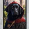 Please follow and like us: Black Labrador Pet Portrait - Fantasy