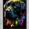 Please follow and like us: Black Labrador Pet Portrait - Graffiti