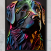 Please follow and like us: Black Labrador Pet Portrait - Origami