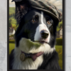 Border Collie Pet Portrait - Country