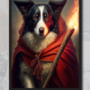 Border Collie Pet Portrait - Fantasy