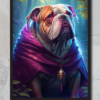 Please follow and like us: Bulldog Pet Portrait - Fantasy