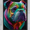 Please follow and like us: Bulldog Pet Portrait - Origami
