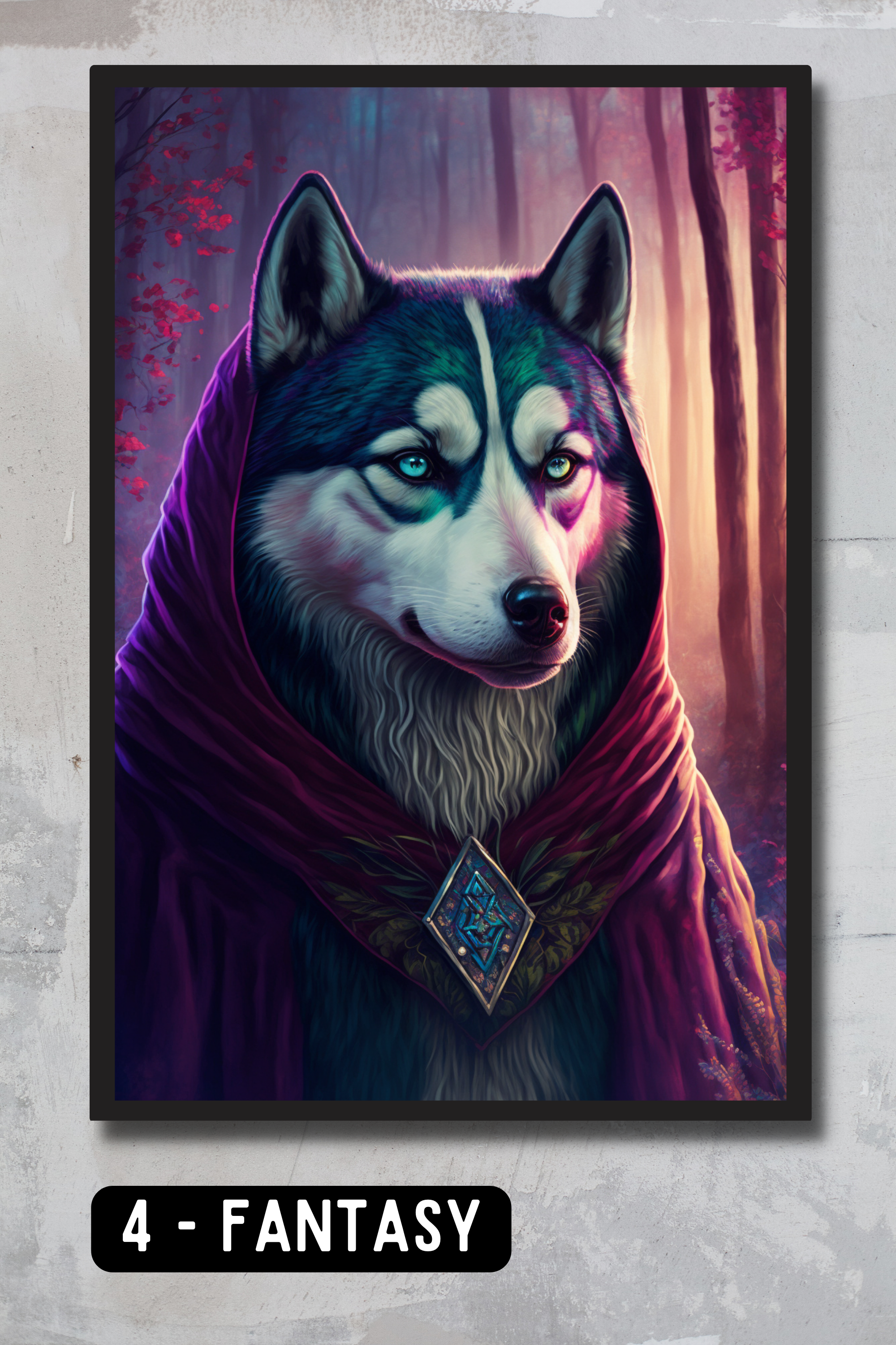 husky-pet-portrait-fantasy
